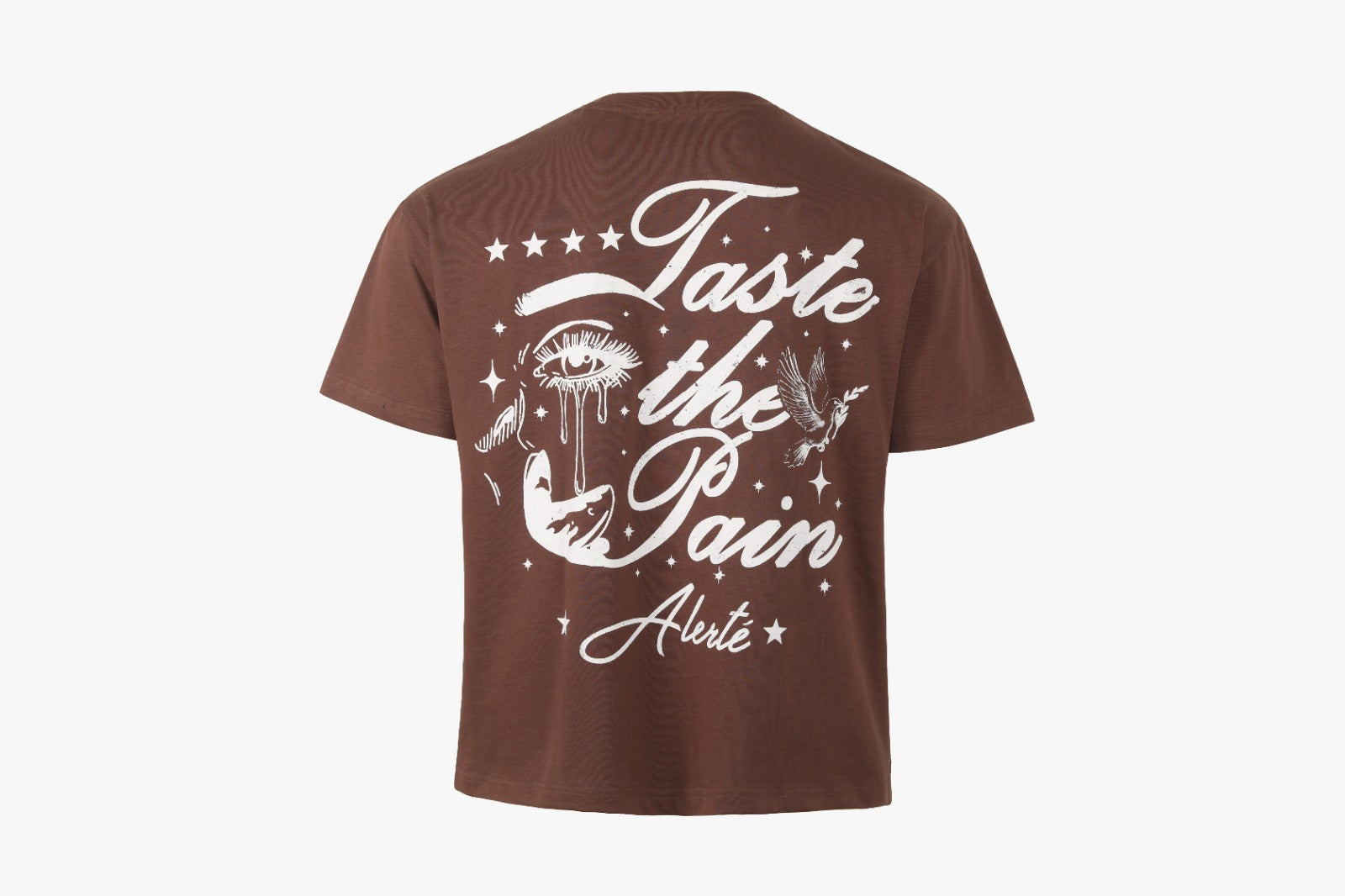 Brown “taste the pain T-shirt