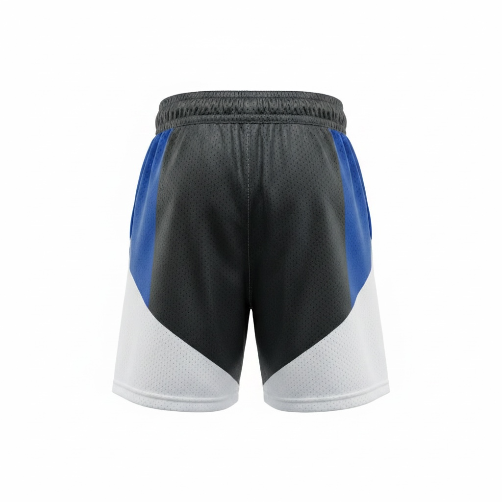 Blue/black/white Mesh shorts