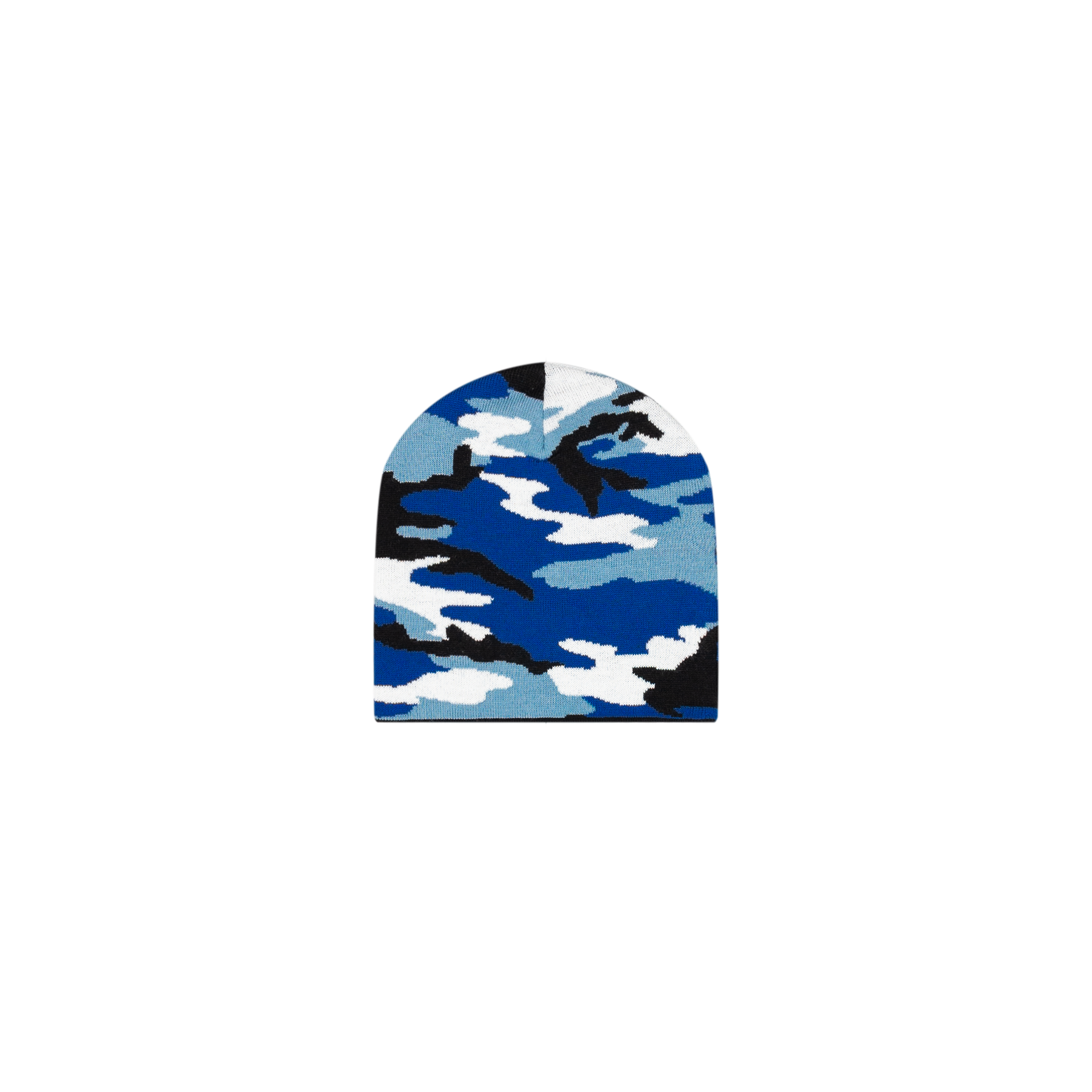 beanie - blue camo