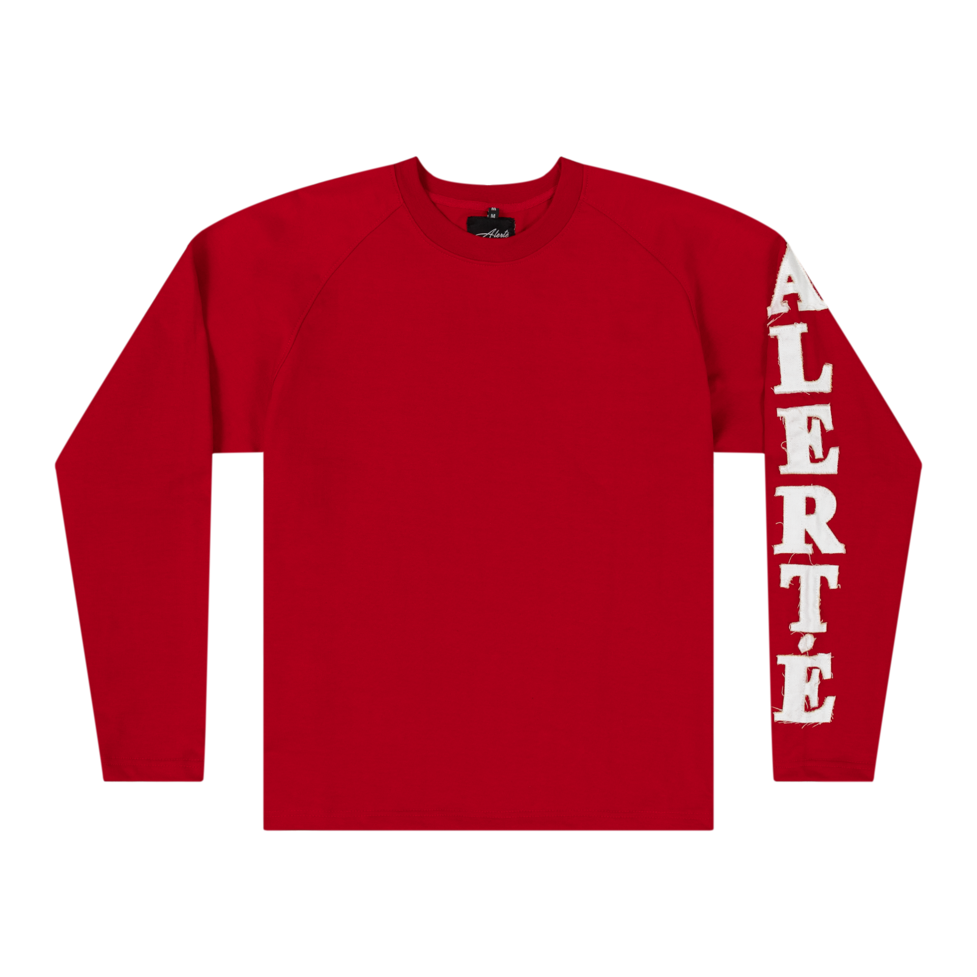 applique longsleeve - red