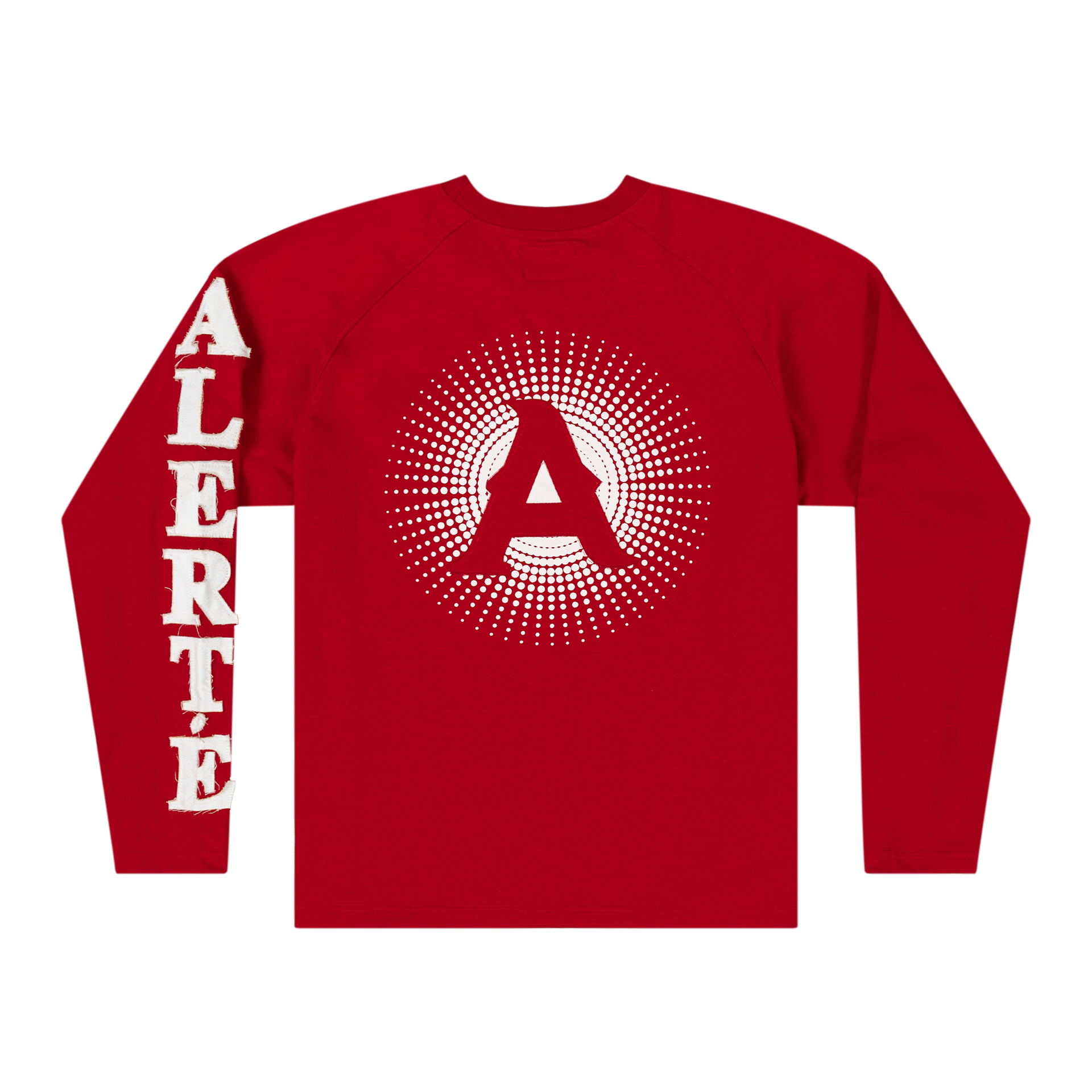 applique longsleeve - red